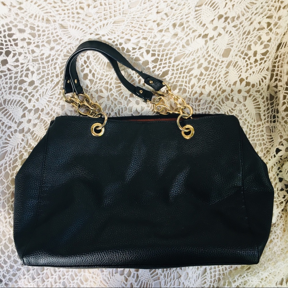 David Jones Paris black chain shoulder purse